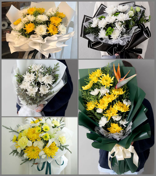 广东肇庆市怀集县连麦镇万坪村白事花束代送